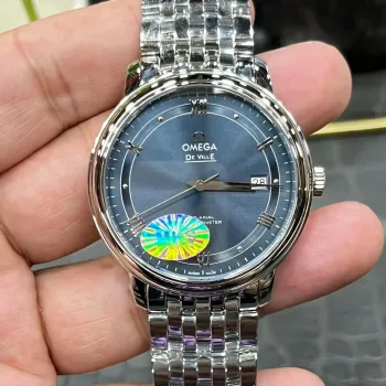 Omega De Ville 424.10.40.20.03.002 Replica - Blue Dial Stainless Steel