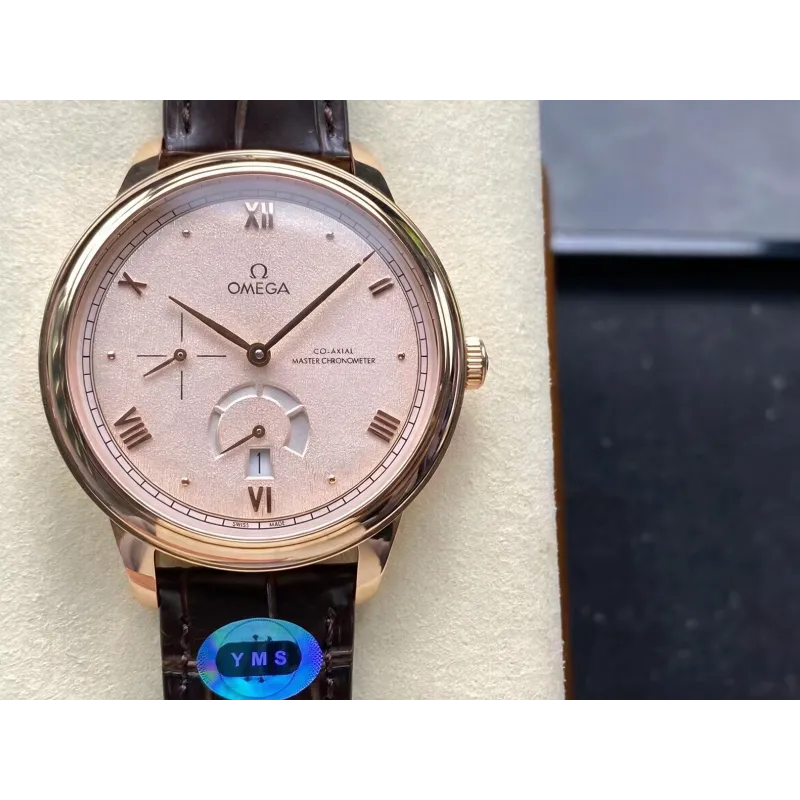 Omega De Ville 434.23.41.21.09.001 Replica - Linen Dial Two-Tone