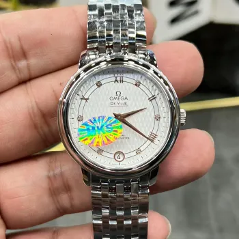 Omega De Ville Women's 424.10.33.20.52.001 Replica - Silver Dial Stainless Steel