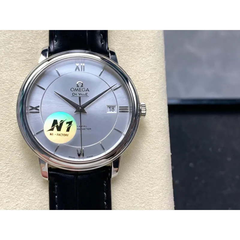 Omega De Ville 424.13.40.20.02.001 Replica - Silver Dial Stainless Steel