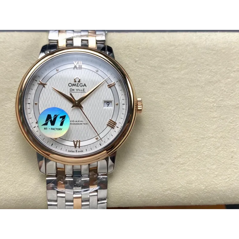 Omega De Ville 424.20.40.20.02.001 Replica - Silver Dial Stainless Steel