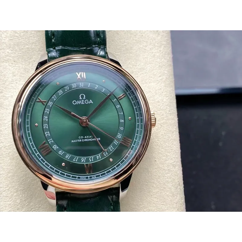 Omega De Ville 434.23.42.22.10.001 Replica - Green Dial Stainless Steel