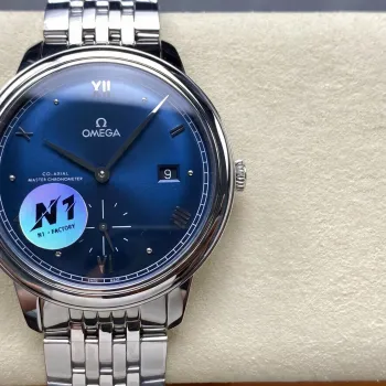 Omega De Ville 434.10.41.20.03.001 Replica - Blue Dial Stainless Steel