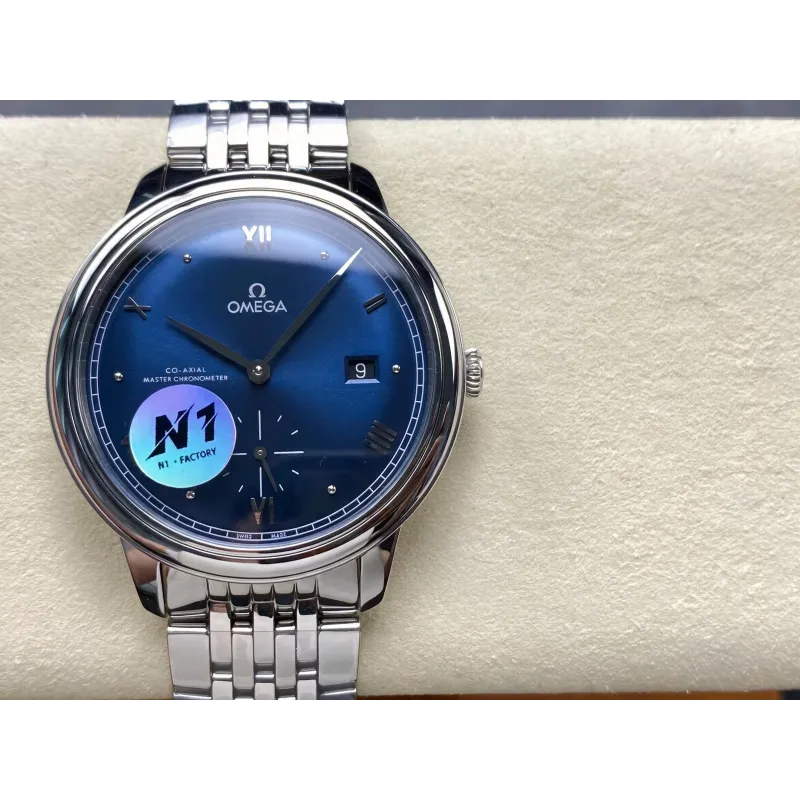 Omega De Ville 434.10.41.20.03.001 Replica - Blue Dial Stainless Steel
