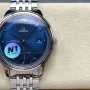 Omega De Ville 434.10.41.20.03.001 Replica - Blue Dial Stainless Steel