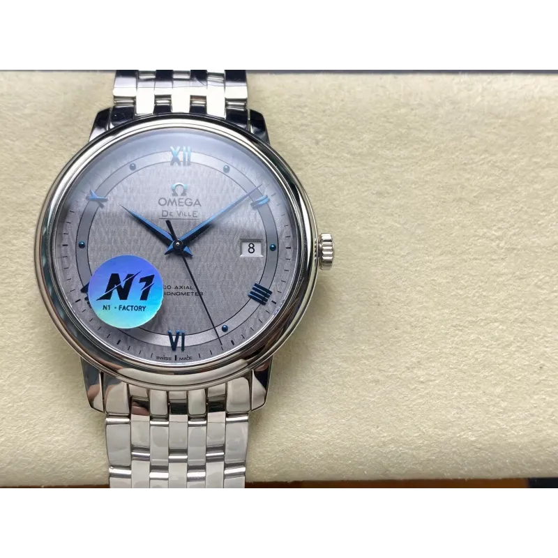Omega De Ville 424.10.40.20.06.002 Replica - Grey Dial Stainless Steel