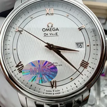 Omega De Ville 424.10.40.20.02.004 Replica - Silver Dial Stainless Steel