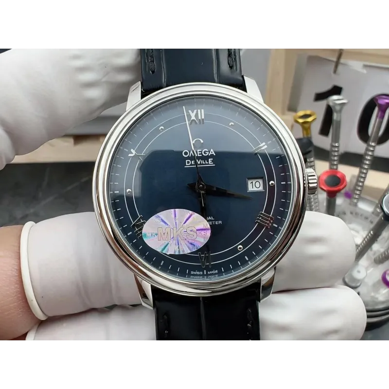Omega De Ville 424.13.40.20.03.002 Replica - Blue Dial Stainless Steel