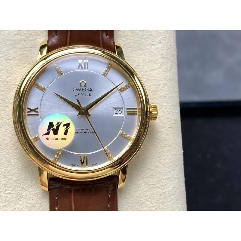 Omega De Ville 424.53.40.20.52.001 Replica - Silver Dial Two-Tone