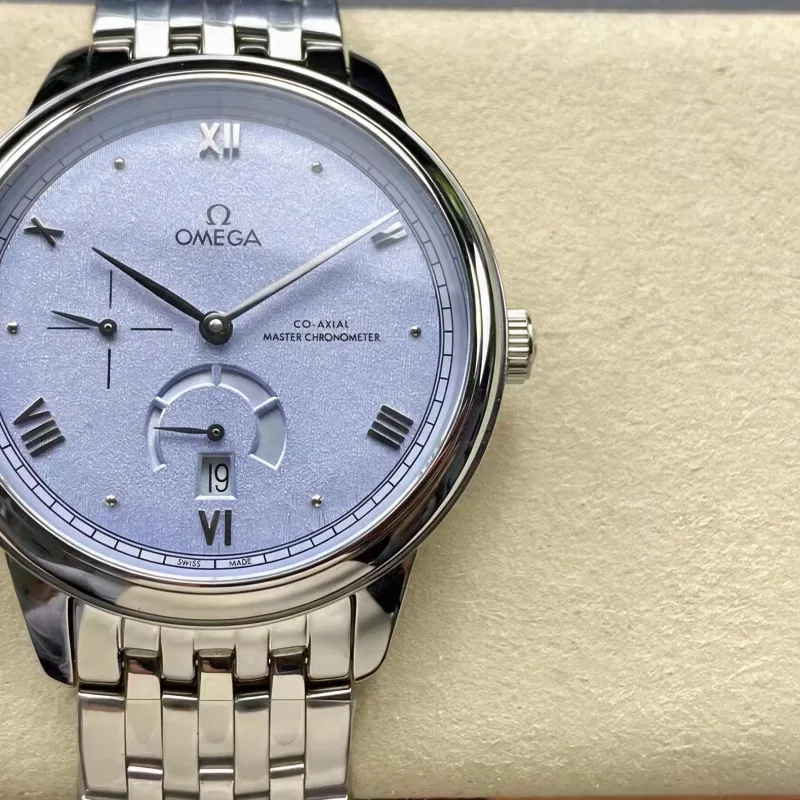 Omega De Ville 434.10.41.21.03.001 Replica - Blue Dial Stainless Steel