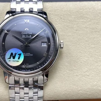 Omega De Ville 424.10.40.20.06.001 Replica - Grey Dial Stainless Steel