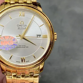 Omega De Ville 424.50.37.20.02.002 Replica - Silver Dial Two-Tone