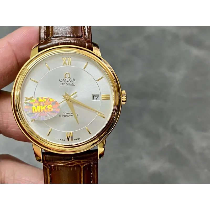 Omega De Ville 424.53.40.20.02.002 Replica - Silver Dial Two-Tone