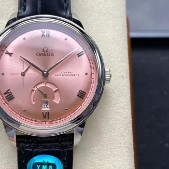 Omega De Ville 434.13.41.21.10.001 Replica - Pink Dial Stainless Steel