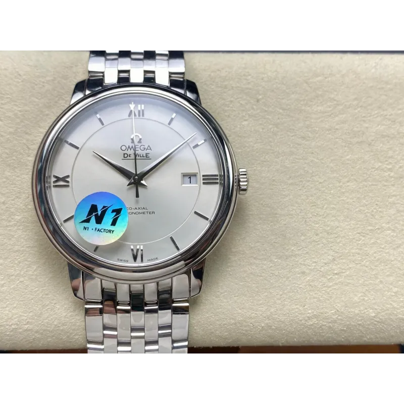 Omega De Ville 424.10.40.20.02.003 Replica - Silver Dial Stainless Steel