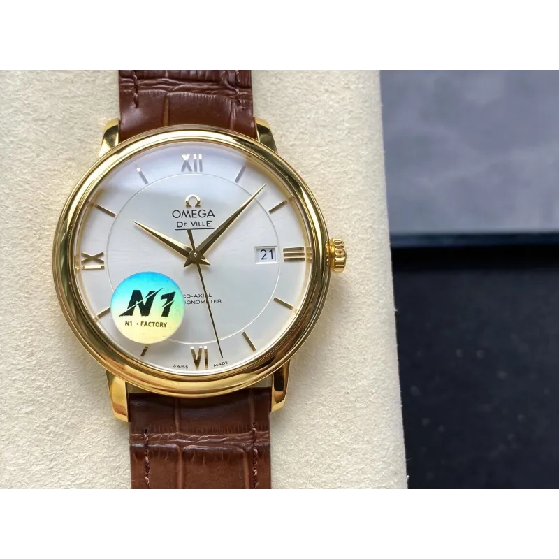 Omega De Ville 424.53.40.20.02.002 Replica - Silver Dial Two-Tone