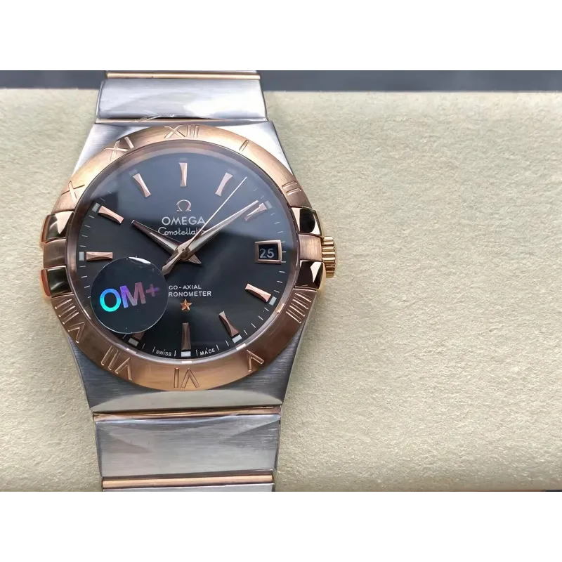 Omega Constellation 123.20.38.21.06.002 Replica - Grey Dial Stainless Steel