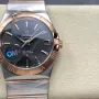 Omega Constellation 123.20.38.21.06.002 Replica - Grey Dial Stainless Steel