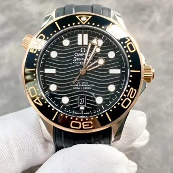 Omega Seamaster Diver 300M 210.22.42.20.01.002 Replica - Black Dial Two-Tone