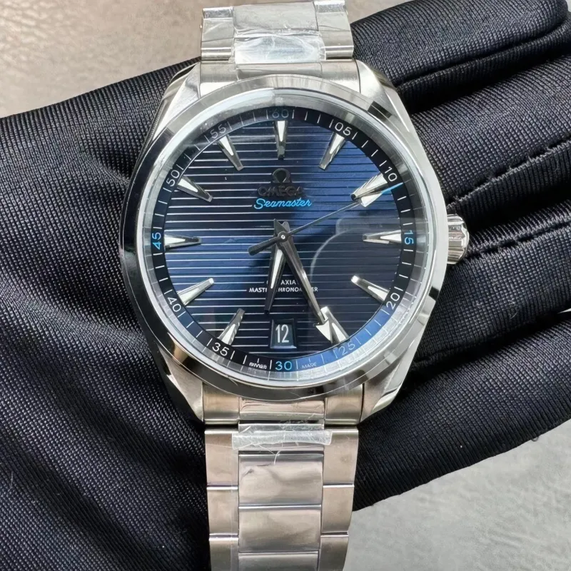 Omega Seamaster 220.10.41.21.03.001 Replica - Blue Dial Stainless Steel
