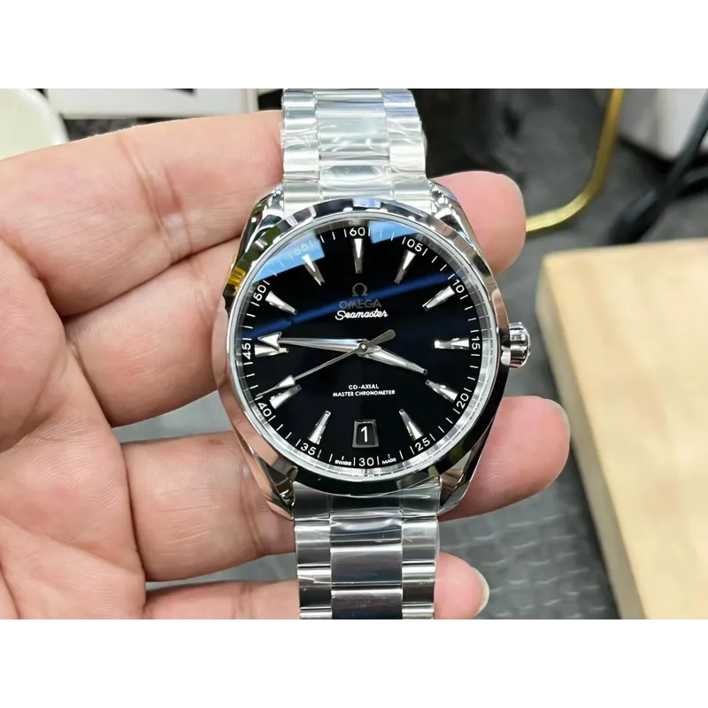 Omega Seamaster 220.10.41.21.01.002 Replica - Black Dial Stainless Steel
