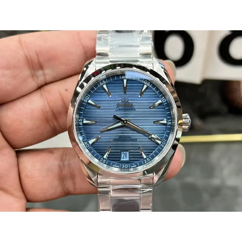 Omega Seamaster 220.10.41.21.03.005 Replica - Blue Dial Stainless Steel