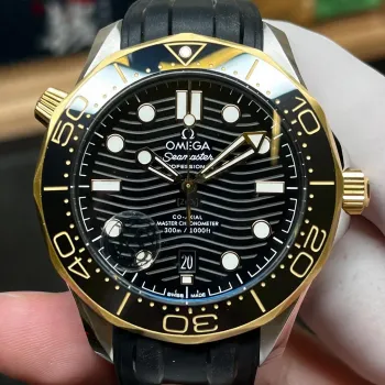 Omega Seamaster 210.22.42.20.01.001 Replica - Black Dial Rubber Strap