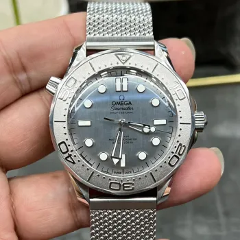 Omega Seamaster 210.30.42.20.06.002 Replica - Grey Dial Fluted Bezel