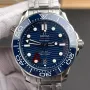 Omega Seamaster 210.30.42.20.03.001 Replica - Blue Dial Fluted Bezel