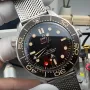Omega Seamaster No Time To Die 210.90.42.20.01.001 Replica - Brown Dial Fluted Bezel