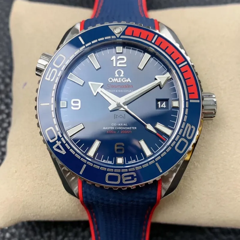 Omega Seamaster Planet Ocean PyeongChang 2018 522.32.44.21.03.001 Replica - Blue Dial