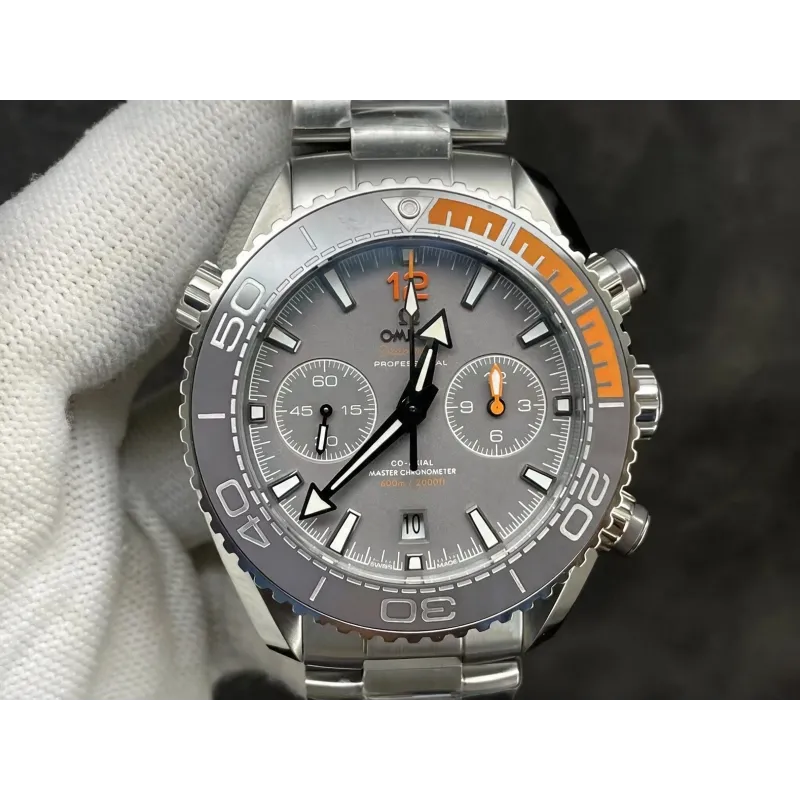 Omega Seamaster Planet Ocean 600M Chronograph 215.90.46.51.99.001 Replica - Grey Dial