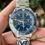 Omega Seamaster 215.30.46.51.03.001 Replica - Blue Dial Fluted Bezel