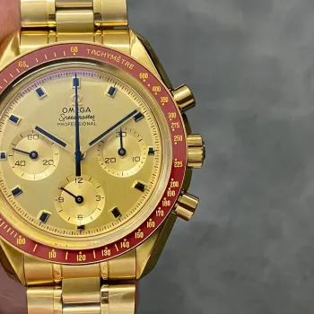Omega Speedmaster 310.60.42.50.99.001 Replica - Champagne Dial Gold
