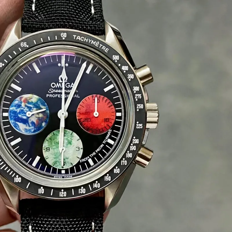 Omega Speedmaster From the Moon to Mars 3577.50.00 Replica - Black Dial Stainless Steel