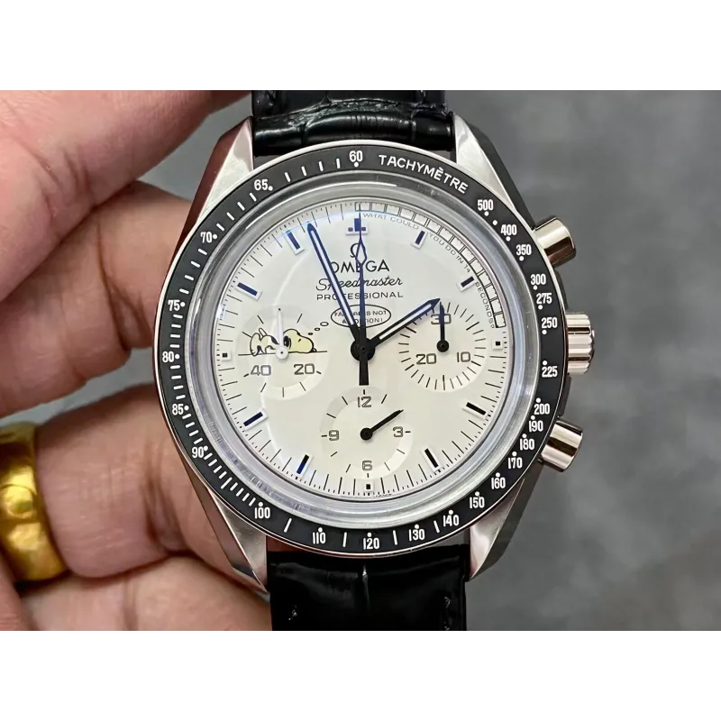 Omega Speedmaster Moonwatch Silver Snoopy 311.32.42.30.04.003 Replica - White Dial