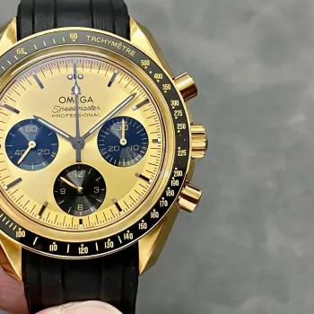 Omega Speedmaster 310.62.42.50.99.001 Replica - Gold Dial Tachymeter Bezel