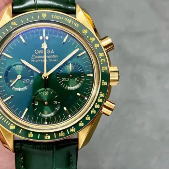 Omega Speedmaster 310.63.42.50.10.001 Replica - Green Dial Tachymeter Bezel