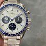 Omega Speedmaster Moonwatch Snoopy 310.32.42.50.02.001 Replica - Silver Dial