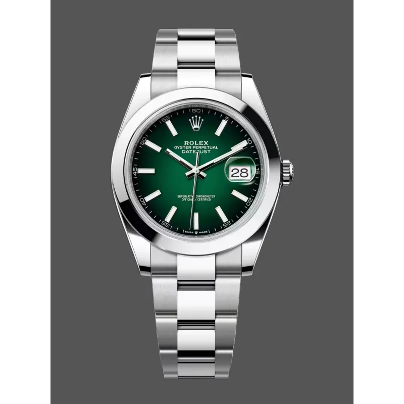 Rolex Datejust 126300 Wimbledon 126300 Replica - Green Dial Jubilee