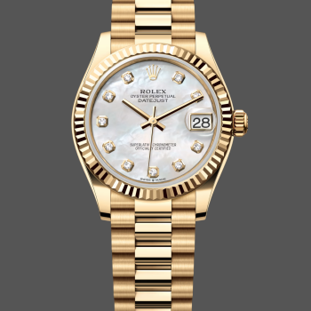 Rolex Datejust Women's 278278 Replica - Mother-of-Pearl Dial Fluted Bezel