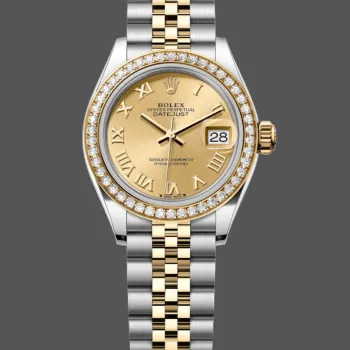 Rolex Datejust Women's 279383RBR Replica - Champagne Dial Diamond Bezel