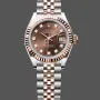 Rolex Datejust 28 Unisex 279171 Replica - Brown Dial Fluted Bezel