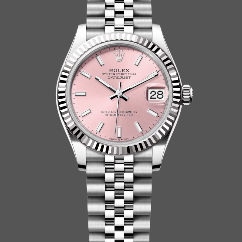 Rolex Datejust Women's 278274 Replica - Pink Dial Fluted Bezel