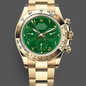 Rolex Cosmograph Daytona John Mayer 116508 ARABIA Replica - Green Dial Tachymeter Bezel