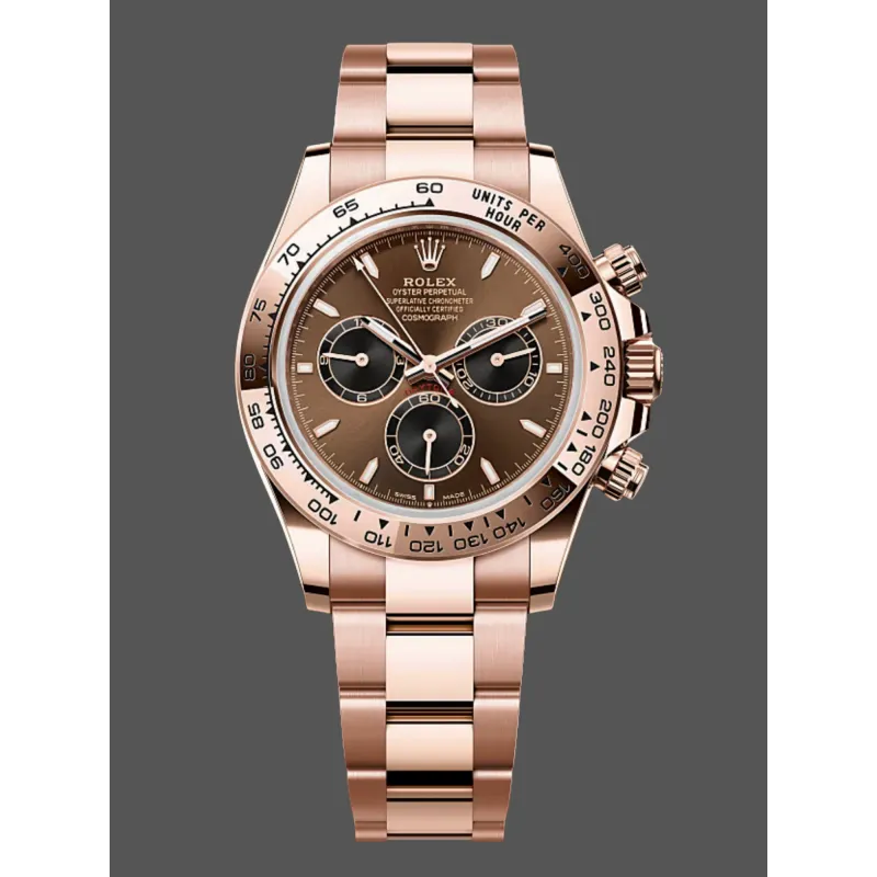 Rolex Cosmograph Daytona 126505 Replica - Chocolate Brown Dial Tachymeter Bezel