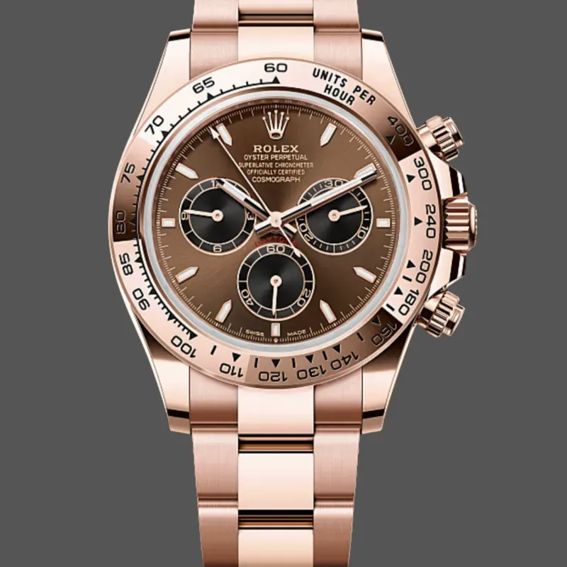 Rolex Cosmograph Daytona 126505 Replica - Chocolate Brown Dial Tachymeter Bezel