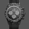 Rolex DiW Daytona All Carbon Graphite Replica - Black Dial Tachymeter Bezel