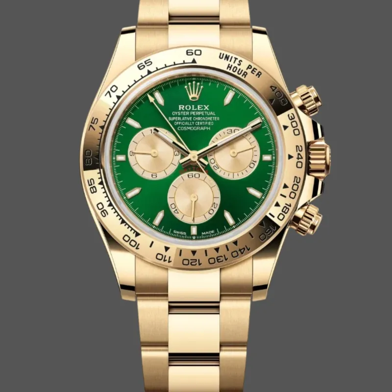Rolex Cosmograph Daytona John Mayer 126508 Replica - Green Dial Tachymeter Bezel