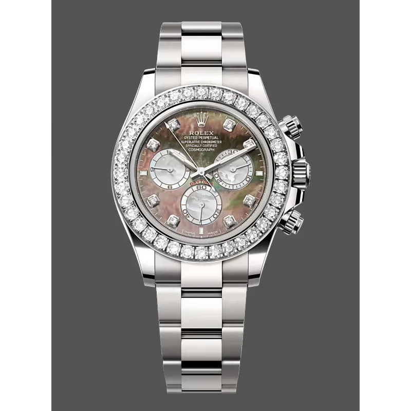 Rolex Daytona 126579RBR Replica - Mother-of-Pearl Dial Diamond Bezel